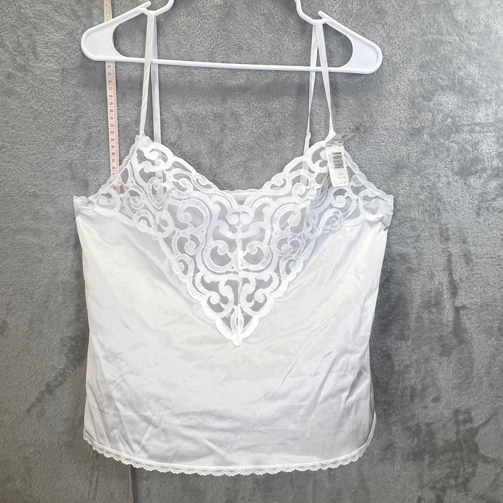 Cabernet Vintage White‎ Lace Camisole Lingerie Top Size 40 NWT Coquette